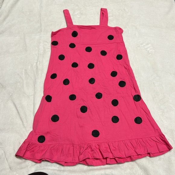 Pink polka dot dress - Picture 2 of 2
